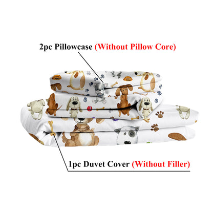 Kids Puppy Dogs Bedding Set – 3‑Piece
