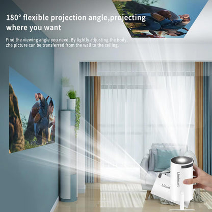 Portable Smart Projector – Compact HD Home Entertainment