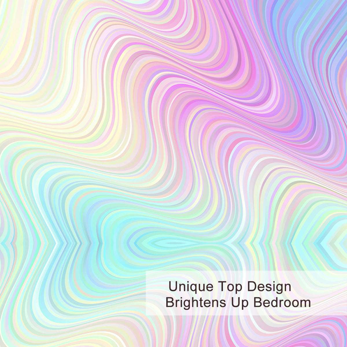 Girly Duvet Cover Rainbow Glitter Ombre Bedding Sets 3 Pcs Chic Purple Blue Green Pastel Bed Spreads Sparkle Quilt Cover Set With 2 Pillow Shams