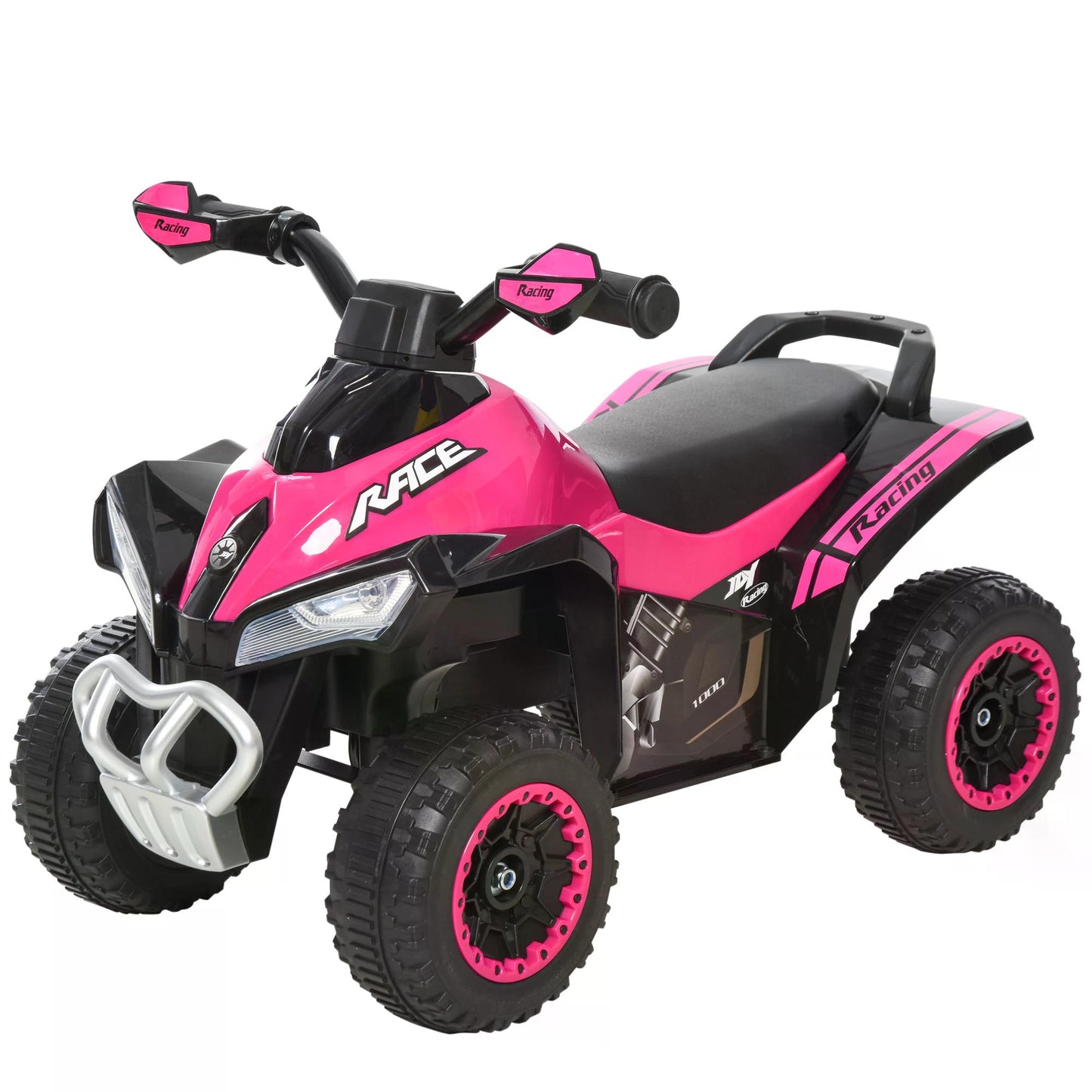 Pink 4‑Wheel Ride‑On Toy Motorcycle for Toddlers (18–36 Months)