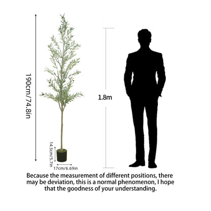 Artificial Olive Tree 74.8 Inches