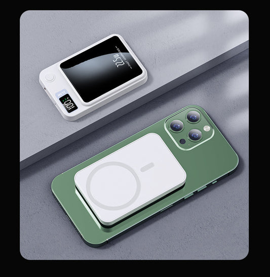 Magnetic Power Bank – Portable Charger in White