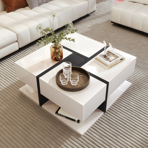 Square Drum Coffee Table