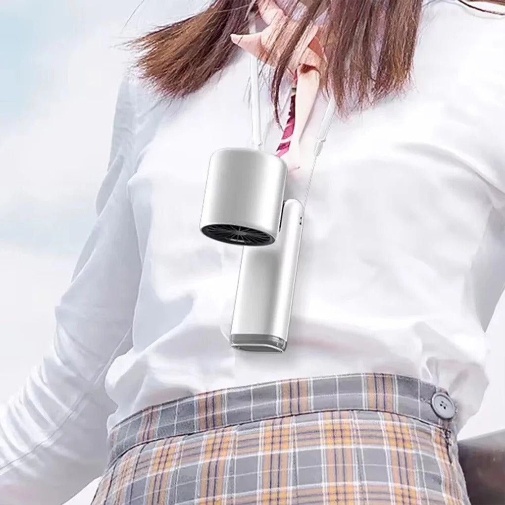 Compact 3-in-1 Folding Fan with Digital Display. Features adjustable turbo speed (1-100), a built-in 4000mAh rechargeable battery, and is ideal for travel, camping, the office, and outdoors. UK-24BIZHUB