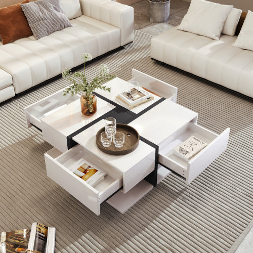 Square Drum Coffee Table