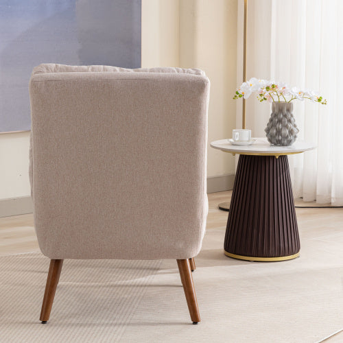 Lounge Chair with Footrest – 5-Stage Adjustable Tiltable Chair with Side Pockets