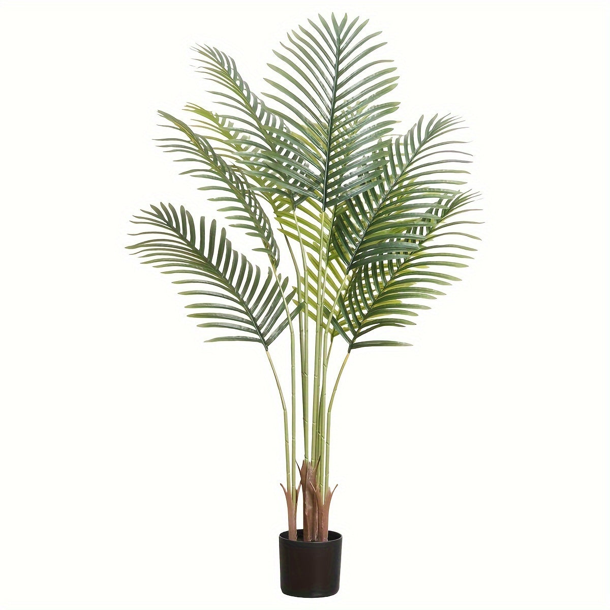 Artificial Palm Tree | Realistic Tall Faux Tropical Plant for Indoor Home Decor, Office & Living Room
