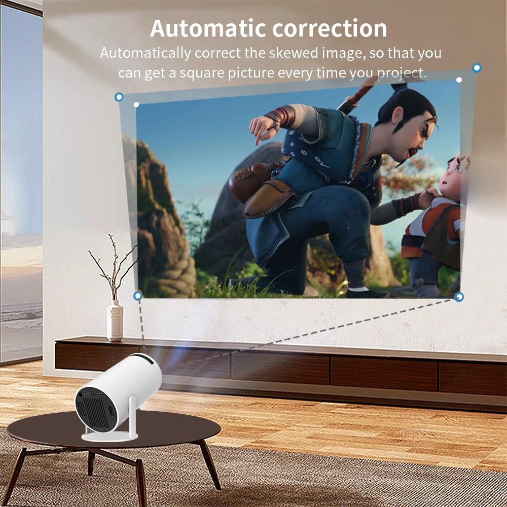 Portable Smart Projector – Compact HD Home Entertainment