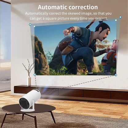 Portable Smart Projector – Compact HD Home Entertainment