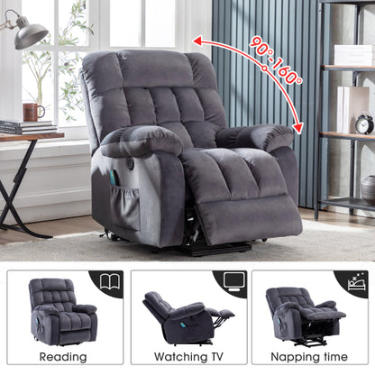 Electric Lift Recliner Chair with Massage & Heat