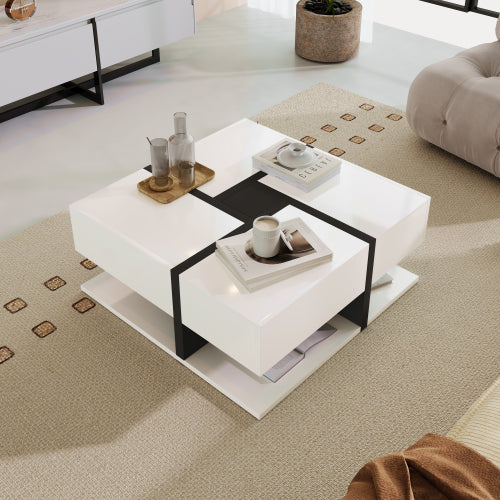 Square Drum Coffee Table
