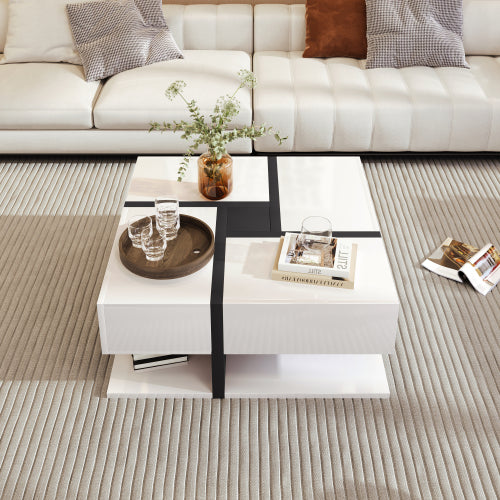 Square Drum Coffee Table